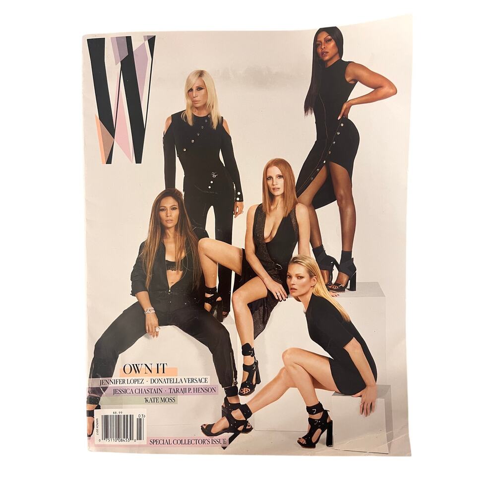 W Magazine 2017 Special Collector's Issue  Jennifer Lopez Donatella Versace
